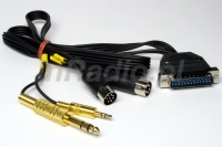 Rigexpert kabel do modemu i jednego z transceiverów - fabrycznie posiadają etykiety w postaci koszulek z czarnym nadrukiem na żółtym tle
